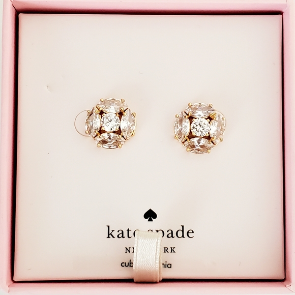 Kate Spade Flying Colors Marquise Studs - Picture 2 of 5